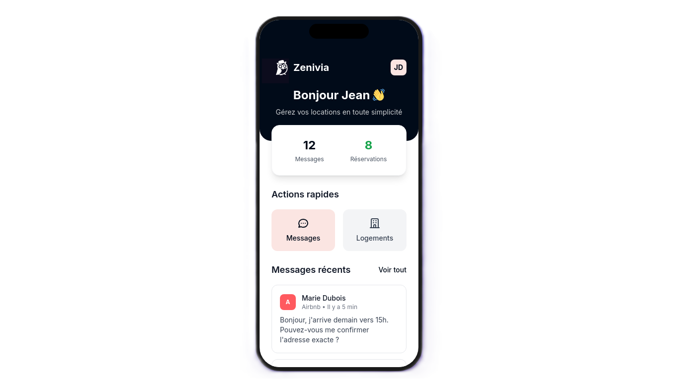 Boîte de réception unifiée Zenivia